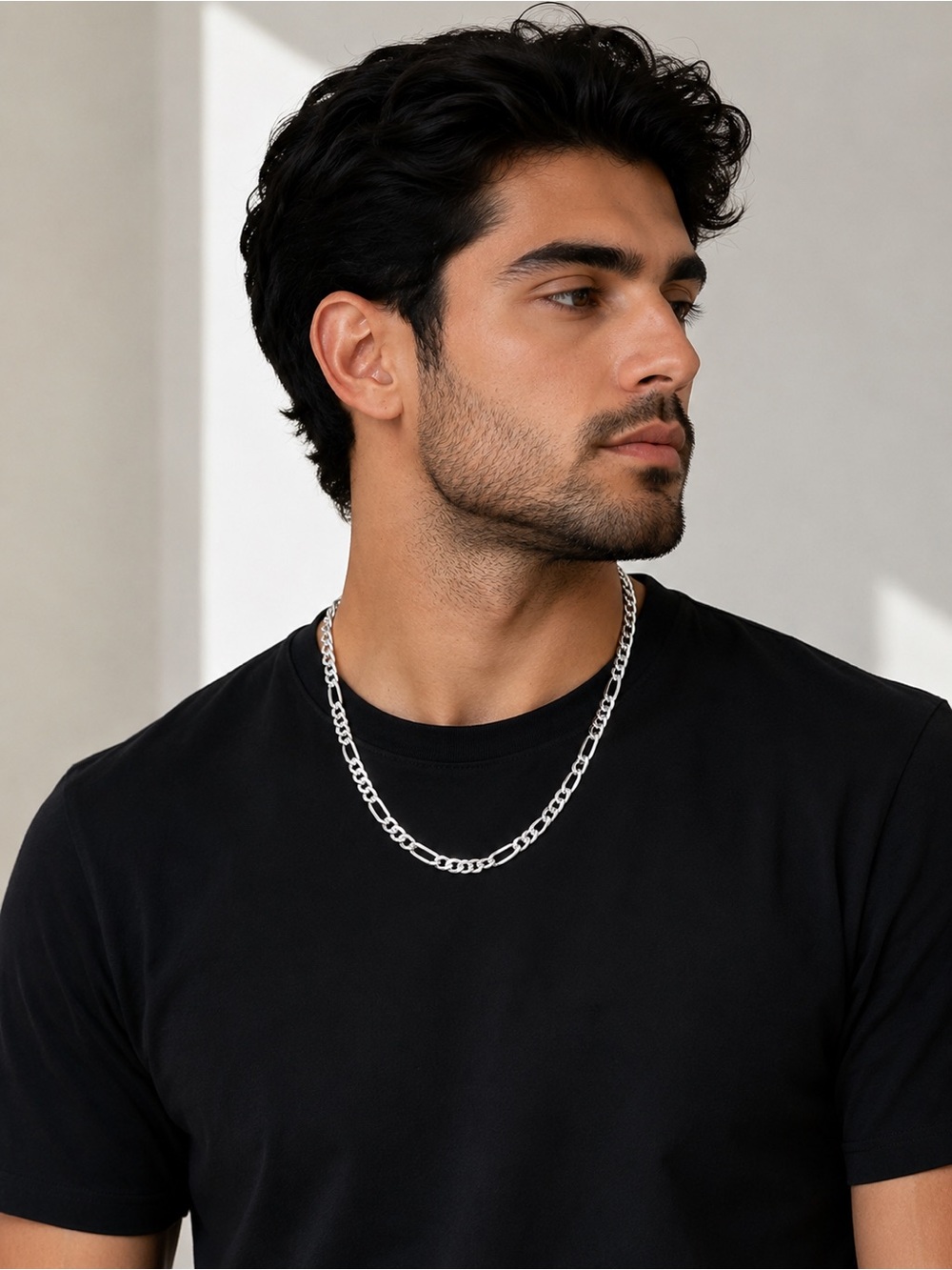 Gorgeous 925 silver chain for men